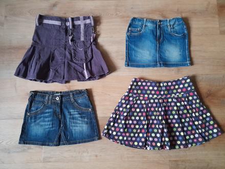 4xsukně, gymboree,indigo,crashone, fatface,134/140, gymboree,140
