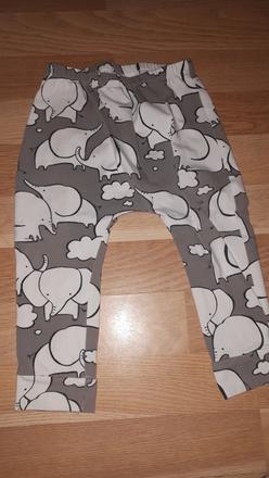 Šedé tepláky, leginy se slony 86 next, next,86