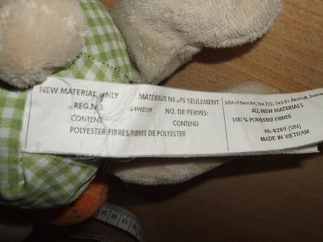 Zajačik s hrkajúcou mrkvičkou cca 30 cm, 