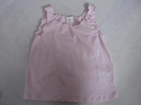 Romantická tunička - tílko - nenošená - 2 ks, h&m,86