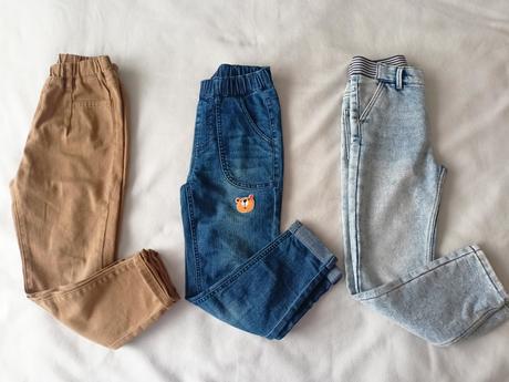 3x dětské džíny,122/128, 128