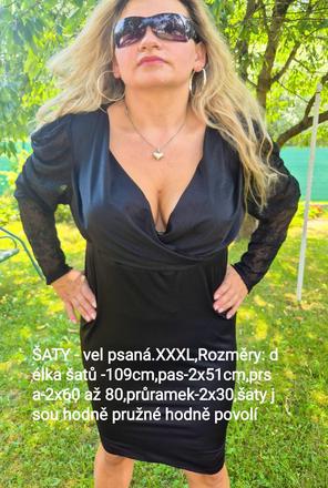 Šaty - vel xxxl, nové, xxxl