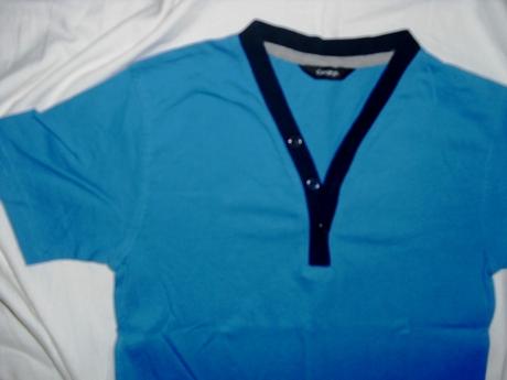 Frajerské modré bavlněné tričko, george,116