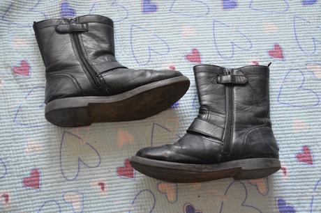 Kozačky polokozačky přechodové zimní, h&m,37