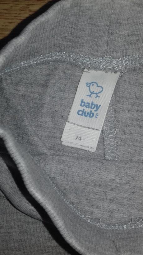 Tepláčky zn. baby club c&a, baby club,74