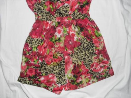 Luxusní letní overal s květy, 122