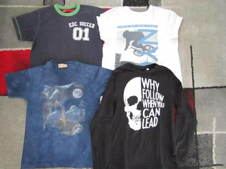 4 x trička pro kluka vel.158/164, 158