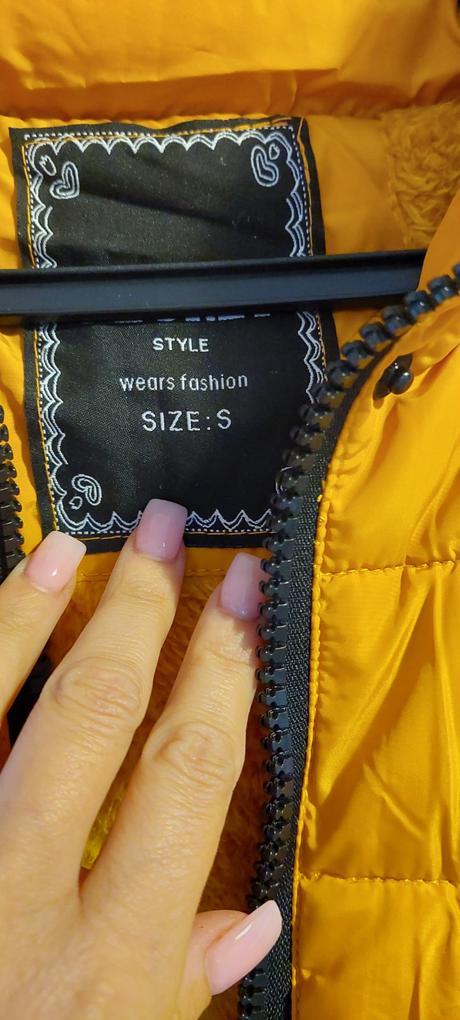 Zimní prošívaný kabát, xs