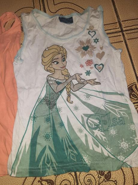 Dívčí tílka mix vel. 104 - 110, disney,104