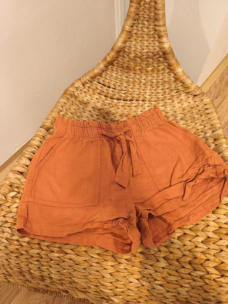Hnědé kraťasy h&m 134/140, h&m,140