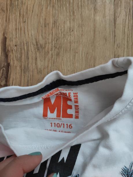 Tričko dlouhý rukáv 110/116 mimoni, 110