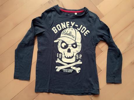 Triko dlouhý rukáv 128 palomino lebka, palomino,128