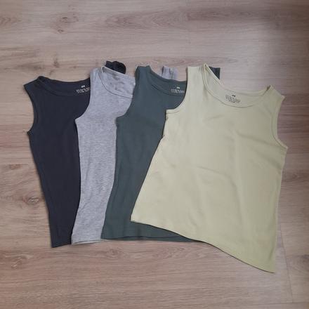 Dětské tílko (4 ks), zn. h&m, vel. 134/140, h&m,134