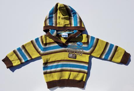 D182 chlapecký svetr s kapucí vel. 86, dopodopo,86