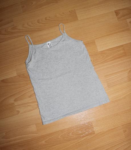 Šedé bavlněné tílko, c&a,146