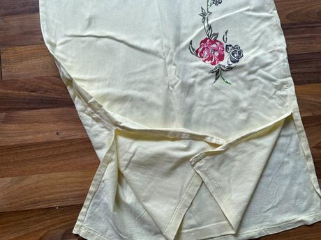 Dlouhá žlutá noční košile, vel xs/s, b, xs