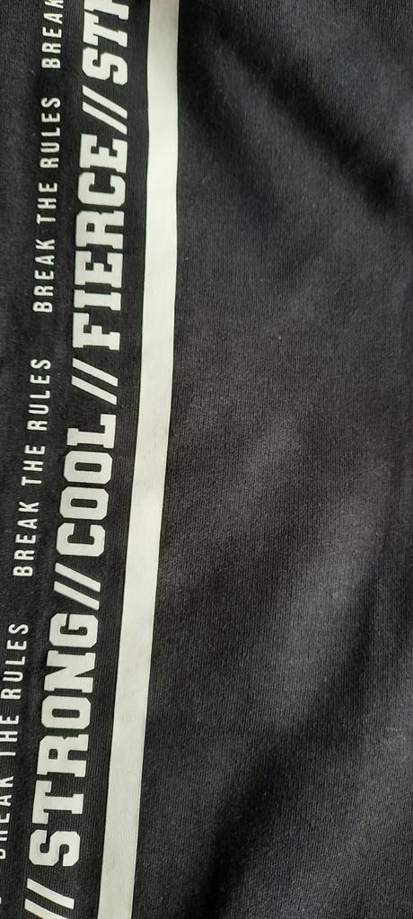 2x legíny/tepláky s nápisy - cena za 2 ks, c&a,176