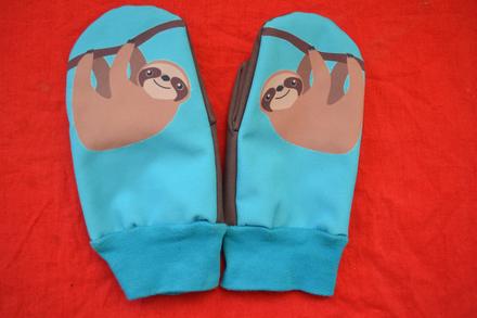 Rukavice palčáky softshellové na 3-4r., 110