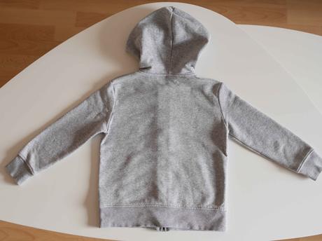 Dětská šedá mikina h&m, vel. 110 až 116, h&m,110