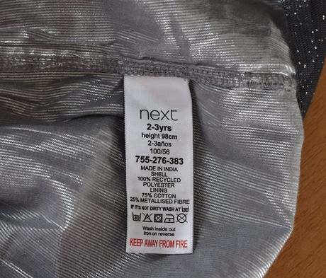Šaty vel. 2 - 3 roky, next,98