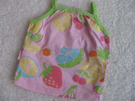 Krásné letní bavlněné tričko s flitrovým nápisem, 86