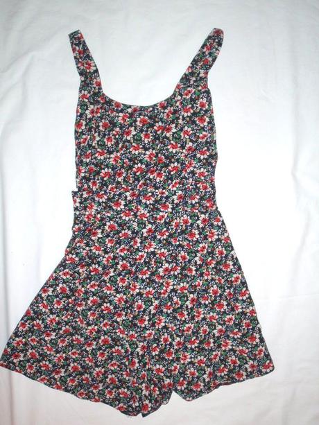 Luxusní vzdušný květovaný letní overal, new look,146