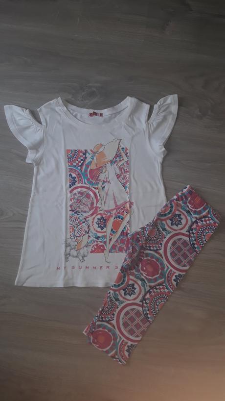 Komplet tričko+leginy pelican, 128