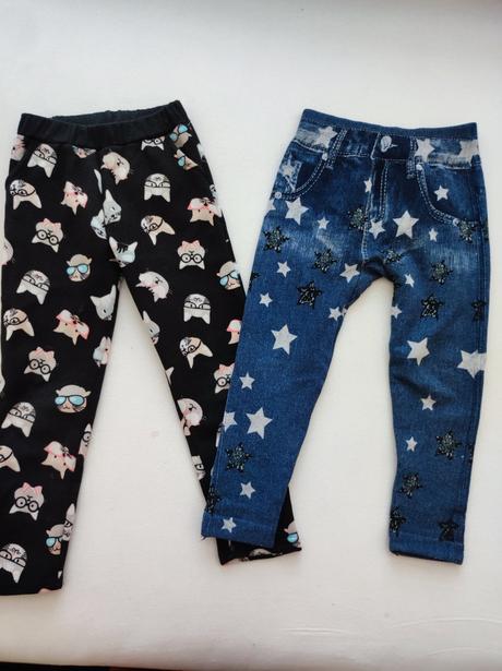 Teplé zimní legíny 110-116, 110