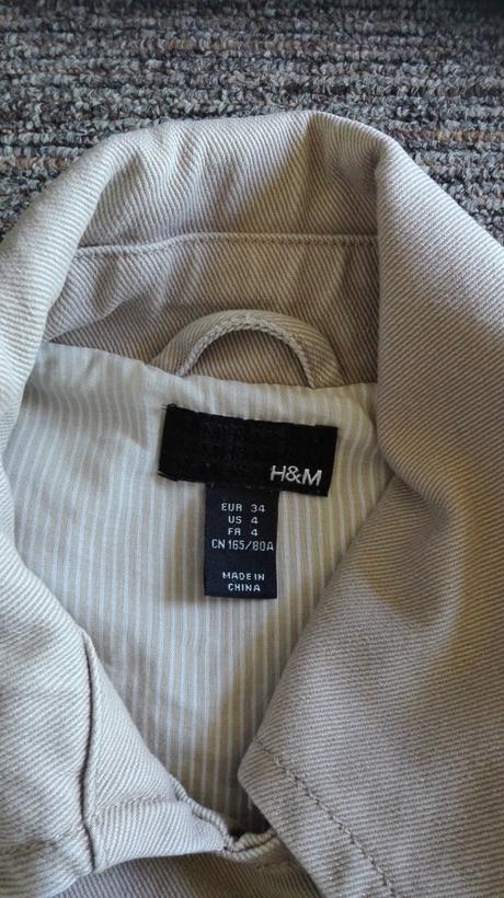 Kabátek, h&m,xs