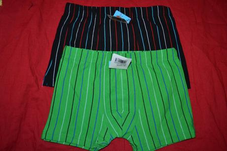 2x bavlněné boxerky na 4-6 let, 116 / 122