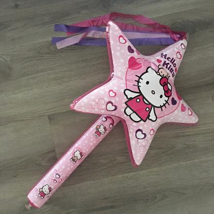 Pískací nafukovací mávátko hello kitty,
