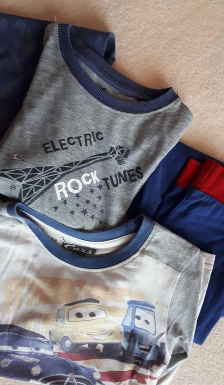 2x dětské chlapecké pyžamo, pyžamko, vel.98/104, lupilu,98