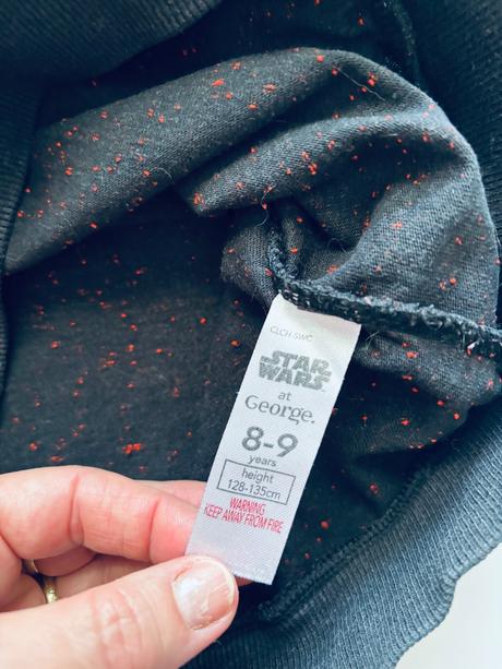 Triko černé star wars- v.8/9 let, george,134