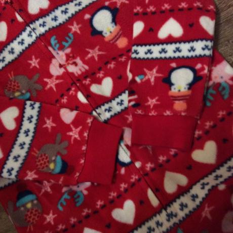 Jemný heboučký vánoční overal, 116