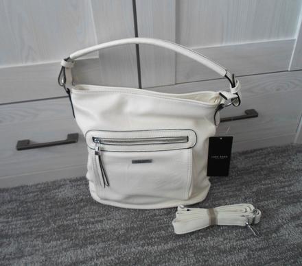 Bílá kabelka přes rameno i crossbody, lara bags