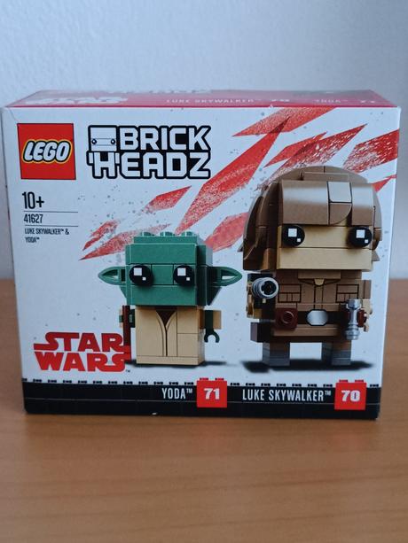 Lego brickheadz 41627 luke skywalker a yoda,