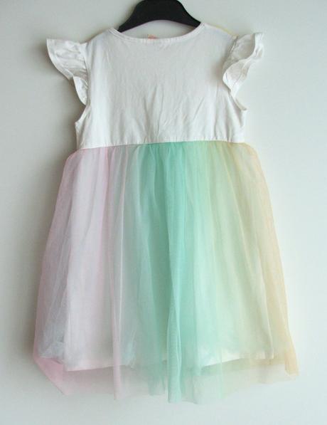 R139 šaty s tylem unicorn vel. 110, 110