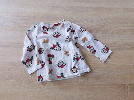 Tričko disney s mickey a minnie vel.80/86, disney,80