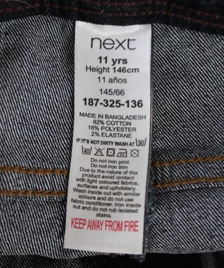 Džíny skinny vel. 11 let, next,146