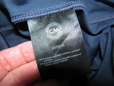 Tmavě modré elastické legíny essentials, s