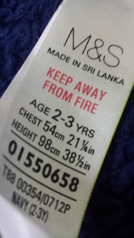 Chlupatkova mikina, marks & spencer,98