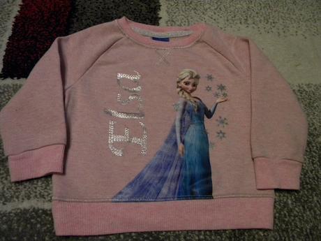 Mikina pro holčiku zn.disney s elsou vel.86, disney,86