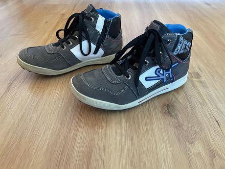 Kotníčkové kožené boty, tenisky bama vel. 35, bama,35