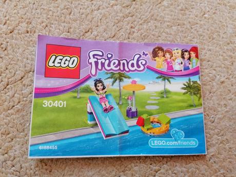 Lego friends 30401 skluzavka do bazénu, 