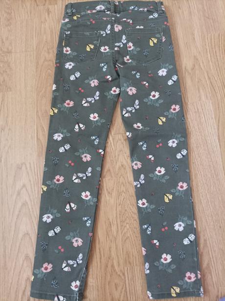Dívčí kalhoty/džíny h&m vel.128, h&m,128