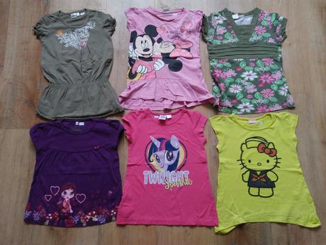 3 x tunika, vel 110/116, disney, caa, ..., disney,110