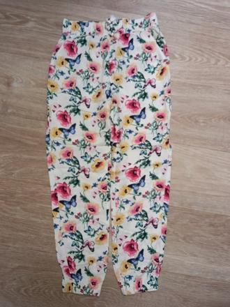Lehké kalhoty, h&m,122