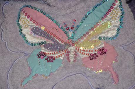 140 heboučký dívčí župan župánek s flitry, marks & spencer,140