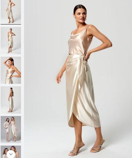 Antická sukně s dekorativním uzlem, sinsay,l