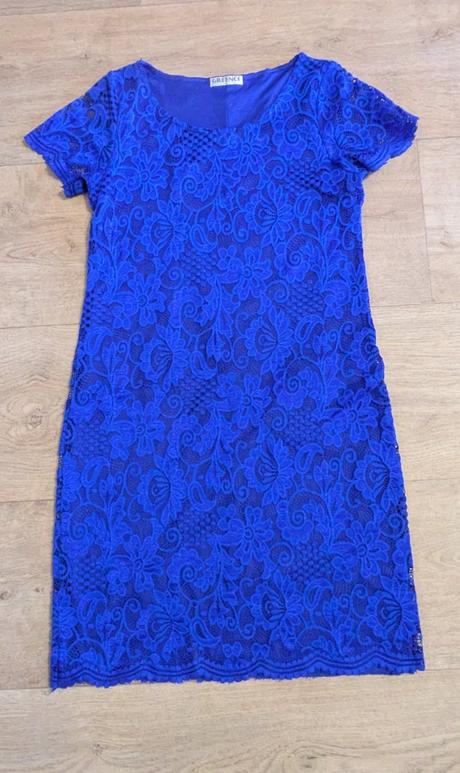 Pružné krajkové šaty greence vel. 40, l, l